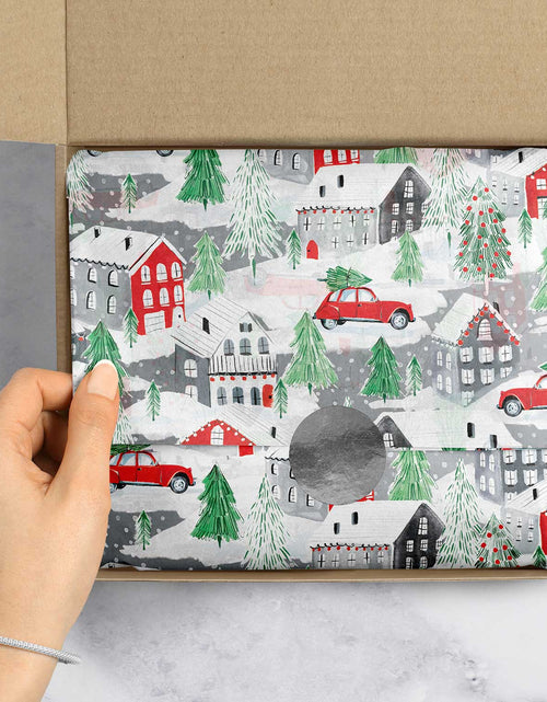 Load image into Gallery viewer, Home Town 20" x 30" Christmas Gift Tissue Paper by Present Paper
