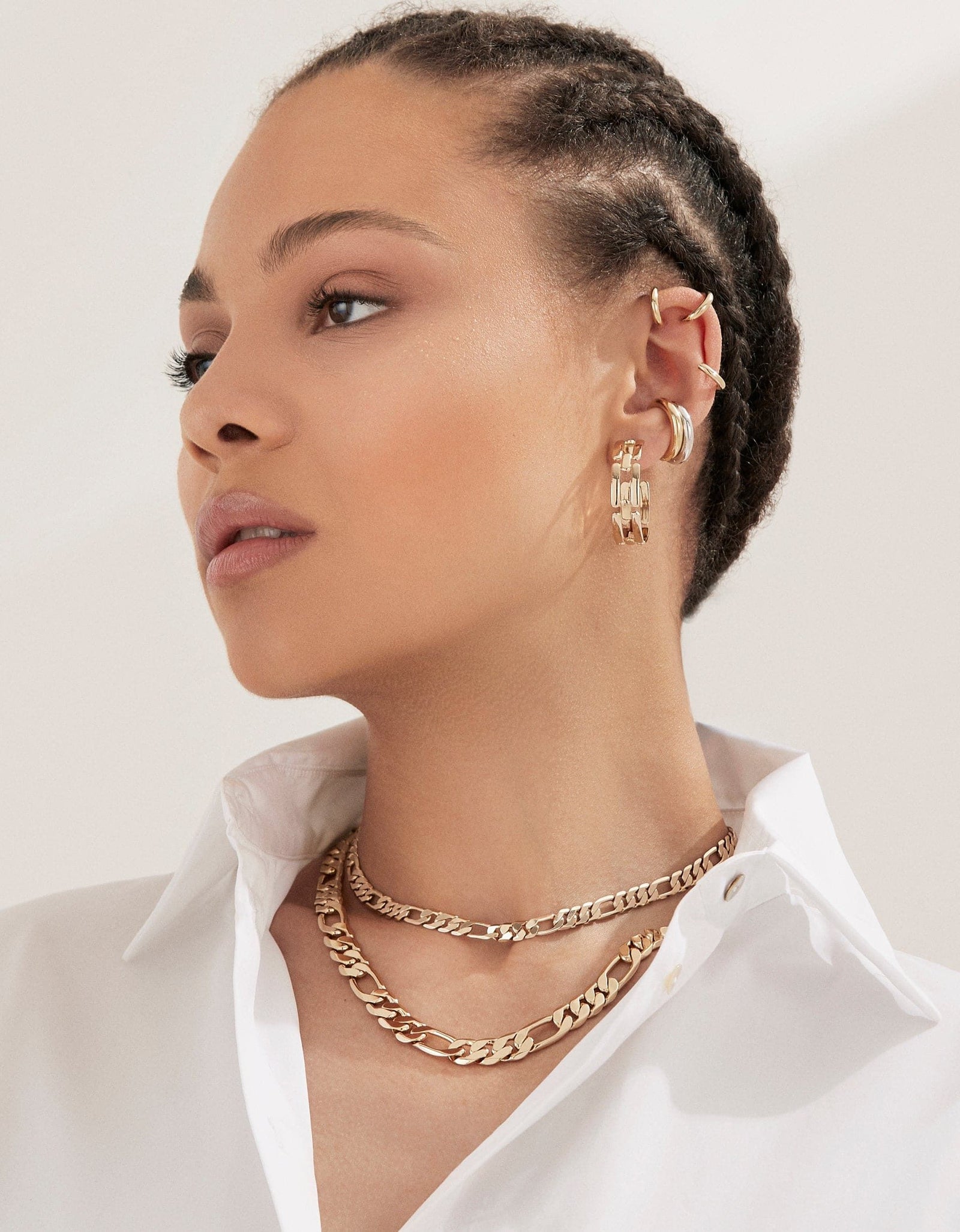 Baby Axel Chain Necklace by eklexic jewelry