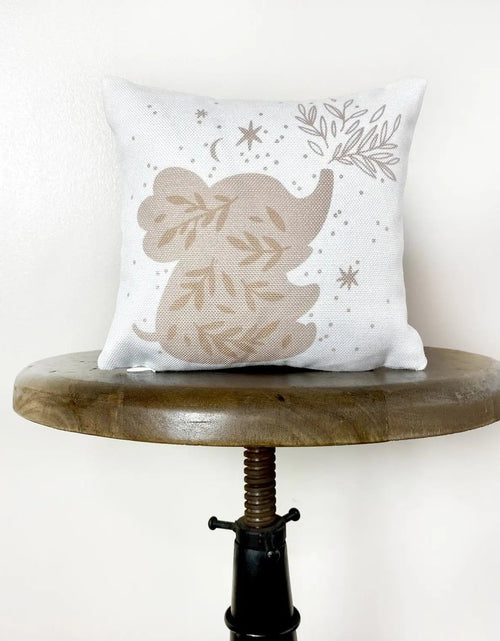 Load image into Gallery viewer, Baby Elephant | Throw Pillow Cover  | Baby Nursery Decor | Baby Shower Decorations | Nursery Pillow | Gift Ideas by UniikPillows
