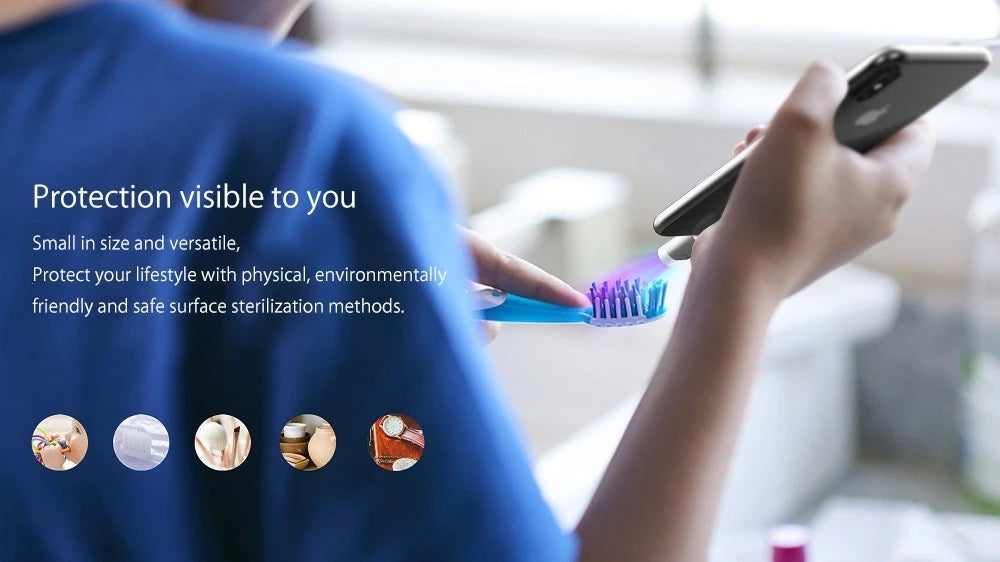UV Phone Sterilizer: Kill 99.99% of germs & bacteria in 5 sec by Plushland