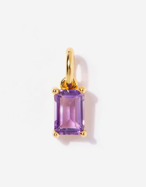 Load image into Gallery viewer, Amethyst Necklace Charm by Little Sky Stone
