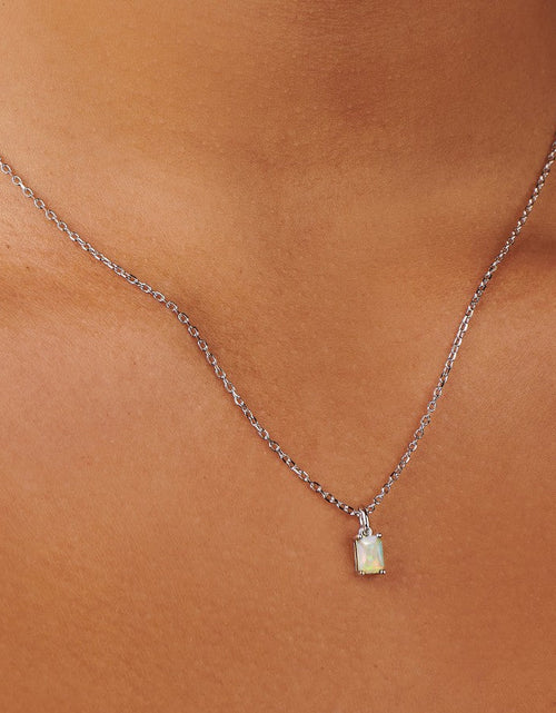 Load image into Gallery viewer, Birthstone Silver Charms by Little Sky Stone
