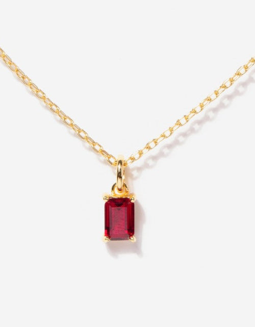 Load image into Gallery viewer, Birthstone Necklace - July by Little Sky Stone
