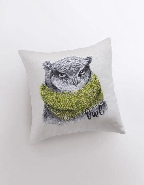 Load image into Gallery viewer, Barn Owl | Pillow Cover | Drawing of an Owl | Throw Pillow | Home Decor | Wilderness | Owl Print | Nature Inspired | Modern Farmhouse | Bird by UniikPillows
