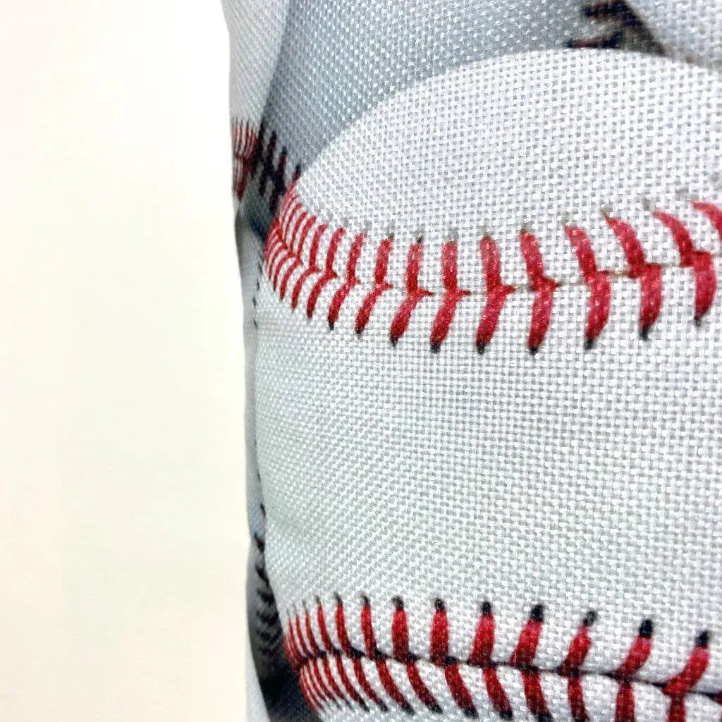 Baseballs | White | Teen Room Decor | Baseball Decor | Baseball Room Decor | Baseball Gifts | Baseball Gifts for Boys | Sports | Baseball by UniikPillows