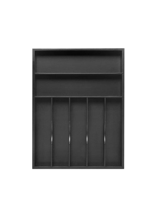Load image into Gallery viewer, Silverware Tray Black by Royal Craft Wood
