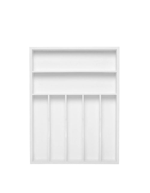 Load image into Gallery viewer, White Silverware Tray by Royal Craft Wood
