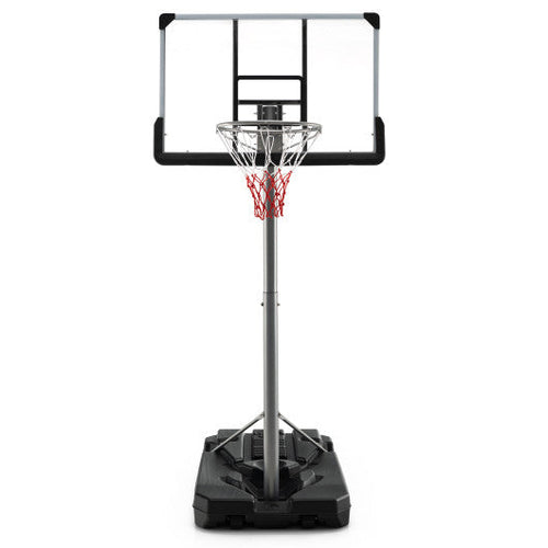 Load image into Gallery viewer, Basketball Hoop with 5.4-6.6FT Adjustable Height and 50 Inch Backboard-Black
