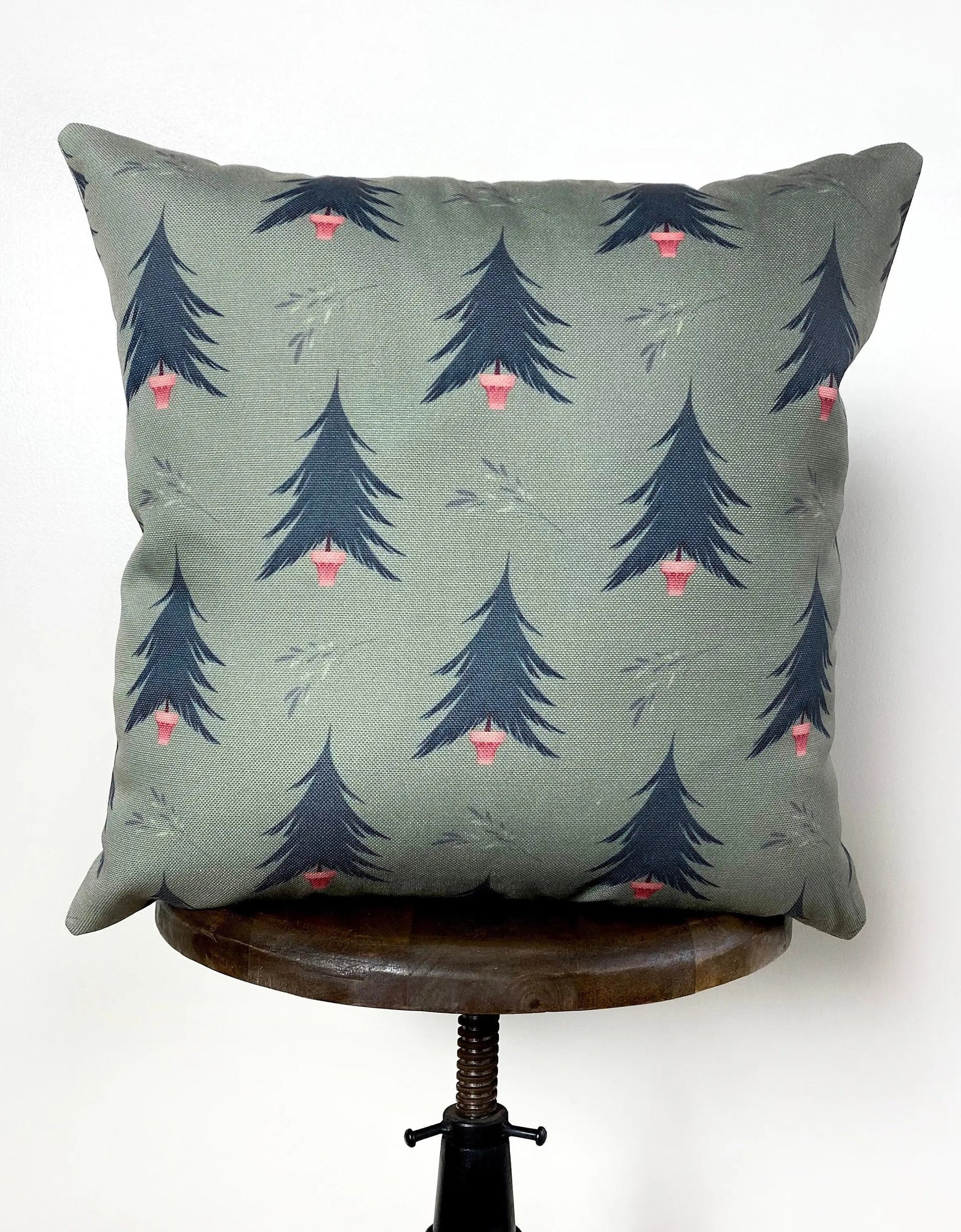 Beige Merry Christmas | Throw Pillow Cover | Christmas tree | Christmas Gifts | Room Decor | Mom Gift | Aaesthetic Room Decor by UniikPillows