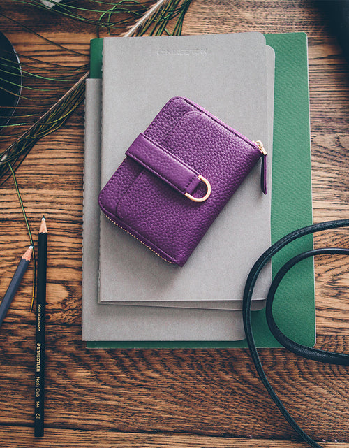 Load image into Gallery viewer, BELGRAVIA Zipper Wallet by Vaultskin
