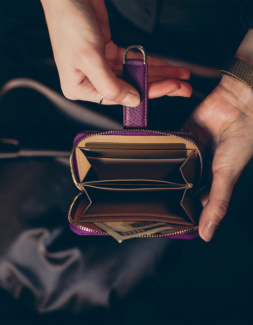Load image into Gallery viewer, BELGRAVIA Zipper Wallet by Vaultskin
