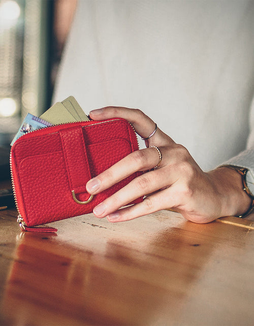 Load image into Gallery viewer, BELGRAVIA Zipper Wallet by Vaultskin
