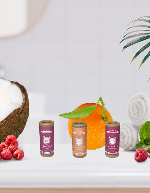 Load image into Gallery viewer, Vegan Lip Balm Trios by Hippotanicals
