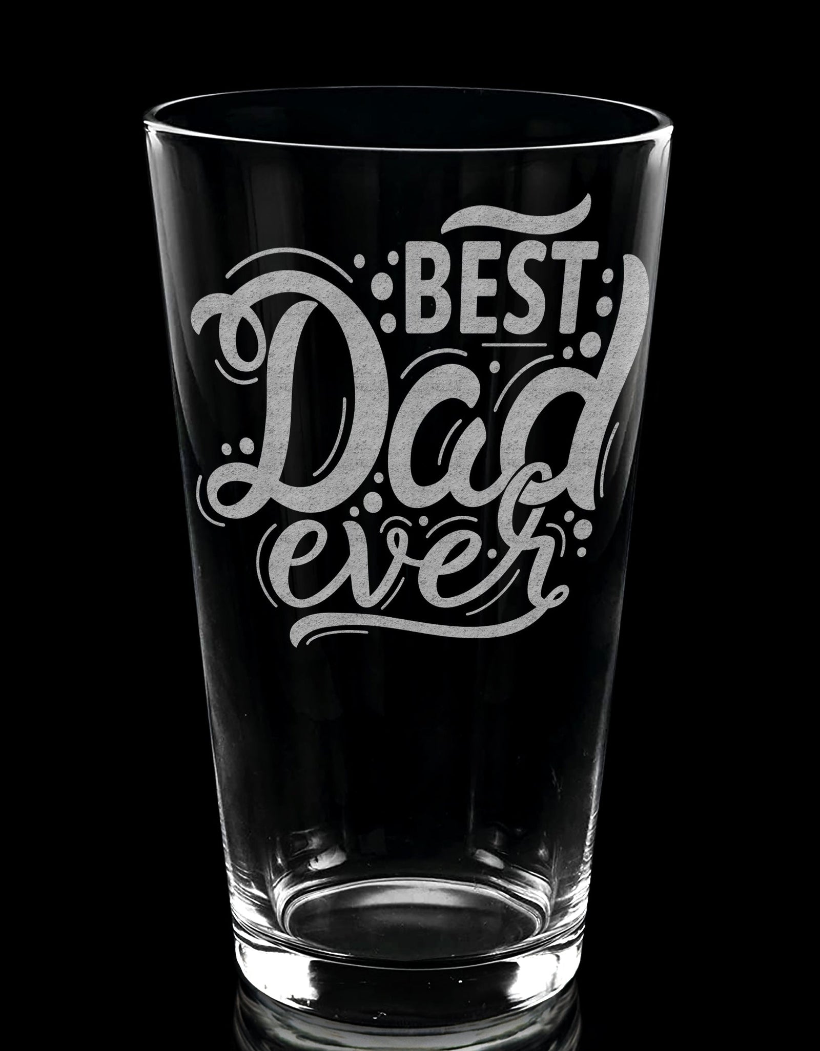 FATHERS & DADS Pint Glasses by LumEngrave