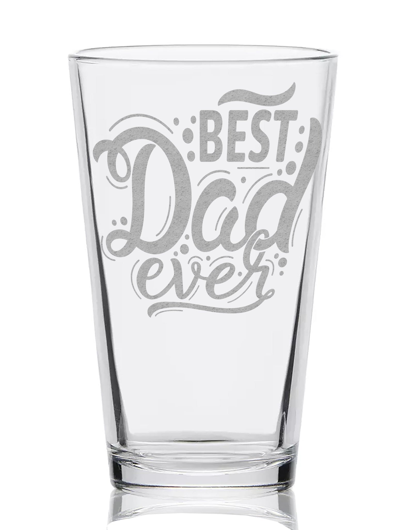 FATHERS & DADS Pint Glasses by LumEngrave