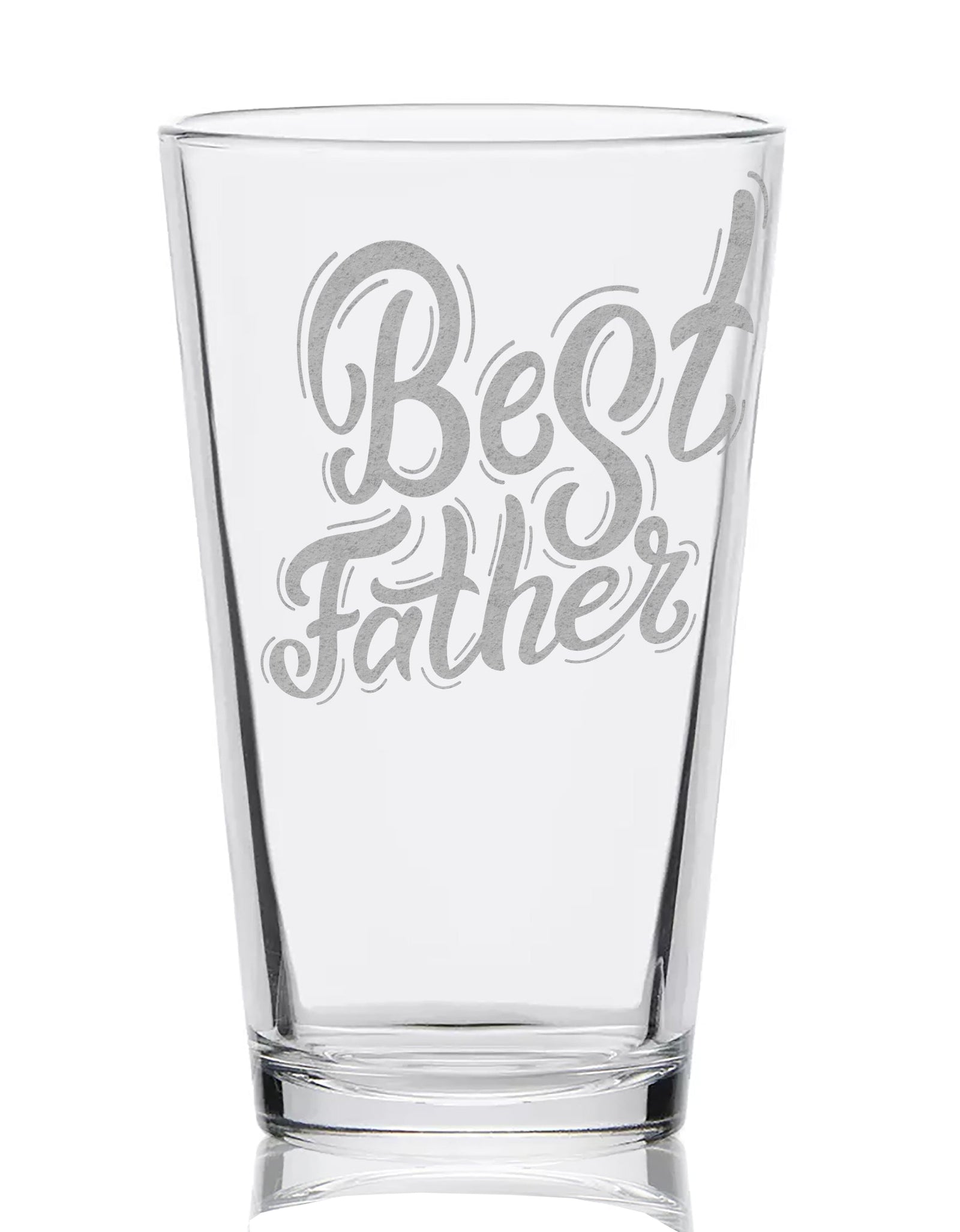 FATHERS & DADS Pint Glasses by LumEngrave