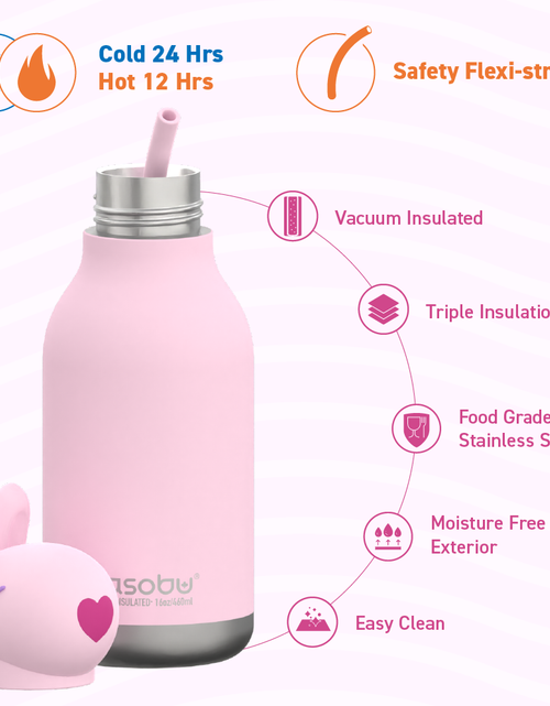 Load image into Gallery viewer, Bunny Bestie Bottle by ASOBU®
