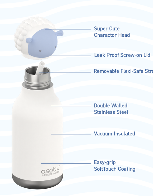 Load image into Gallery viewer, Sheep Bestie Bottle by ASOBU®

