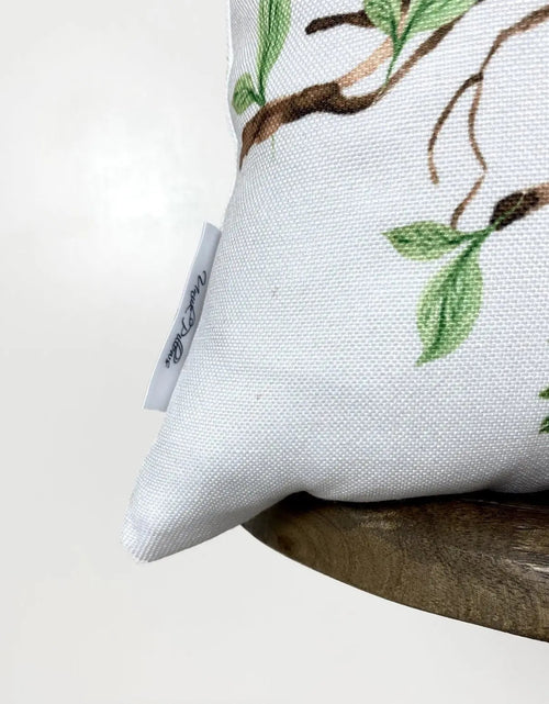 Load image into Gallery viewer, Bird House | Planter | Flower | Pillow Cover | Floral | Throw Pillow | Pillow | Bedroom Decor | Country Decor | Cute Home Decor | Gift by UniikPillows
