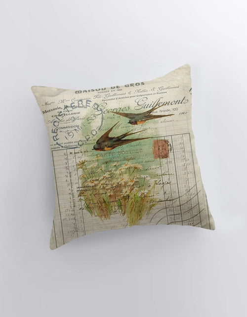 Load image into Gallery viewer, Birds | Pillow Cover | Bird Nest | Pillow | Farmhouse Decor | Home Decor | Throw Pillow | Gift for her | Cute Home Decor | Country Decor by UniikPillows
