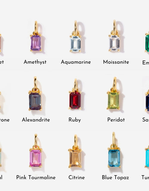 Load image into Gallery viewer, Pink Tourmaline Necklace Charm by Little Sky Stone
