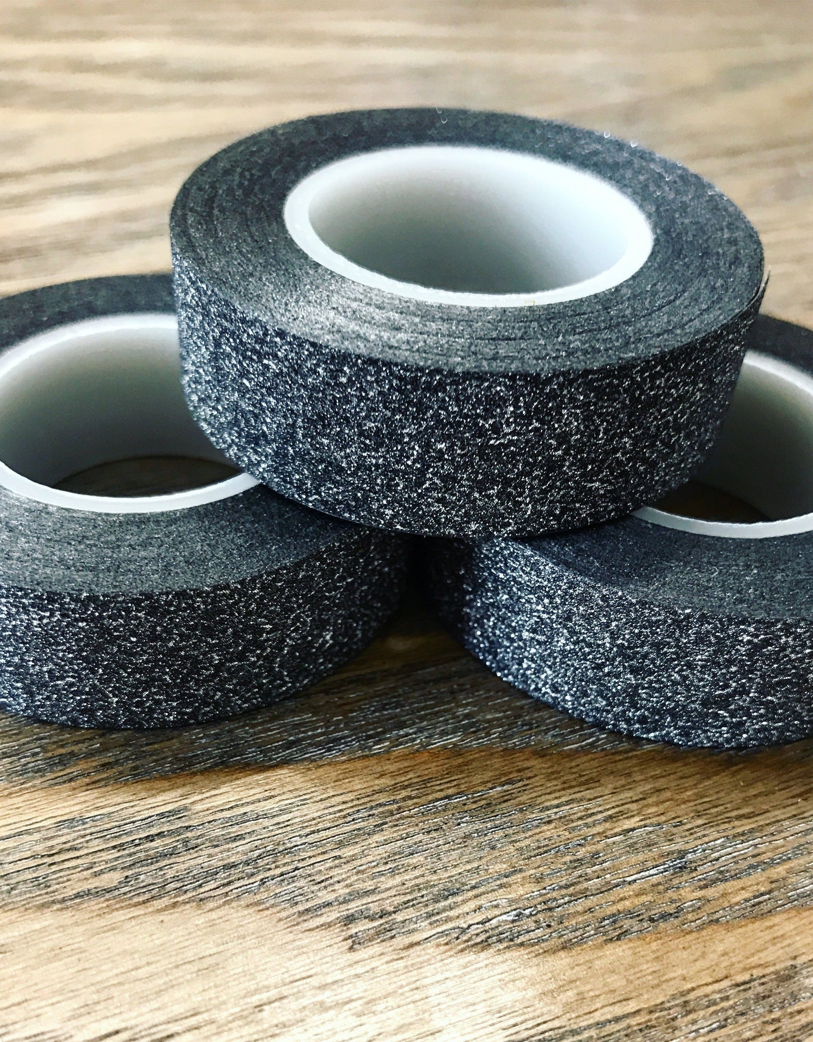 Black Glitter Washi Tape | Gift Wrapping and Craft Tape by The Bullish Store