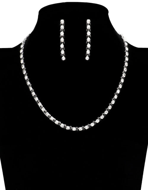 Load image into Gallery viewer, Rhinestone Cluster Jewelry Set by Madeline Love
