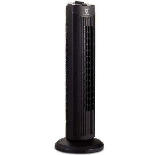 Load image into Gallery viewer, Fantask 35W 28 Inch Quiet Bladeless Oscillating Tower Fan-Black
