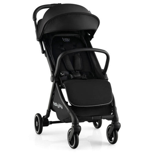 Load image into Gallery viewer, One-Hand Folding Portable Lightweight Baby Stroller with Aluminum Frame-Black
