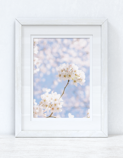 Load image into Gallery viewer, Blossom Tree White Spring Photography Spring Seasonal Wall Home Decor Print by WinsterCreations™ Official Store
