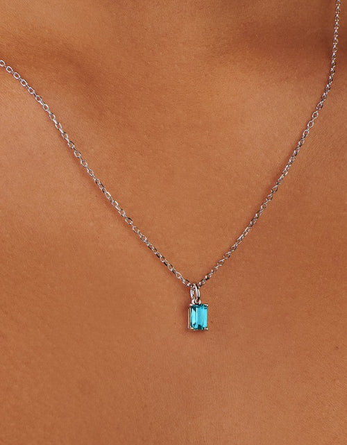Load image into Gallery viewer, Blue Topaz Silver Charm by Little Sky Stone
