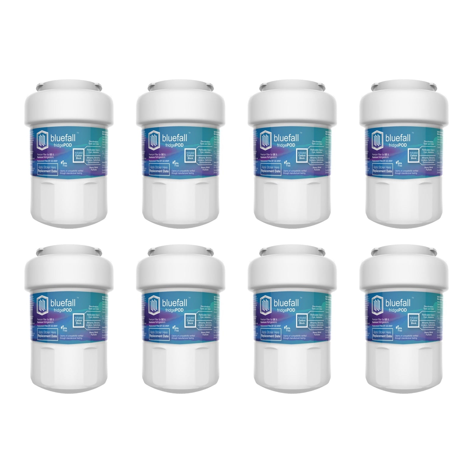 GE MWF Refrigerator Water Filter- Compatible by Bluefall by Drinkpod
