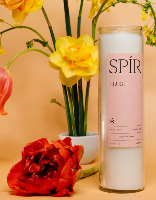 Load image into Gallery viewer, Blush – 14 oz Candle by Spír Candle Co.
