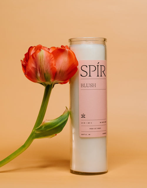 Load image into Gallery viewer, Blush – 14 oz Candle by Spír Candle Co.
