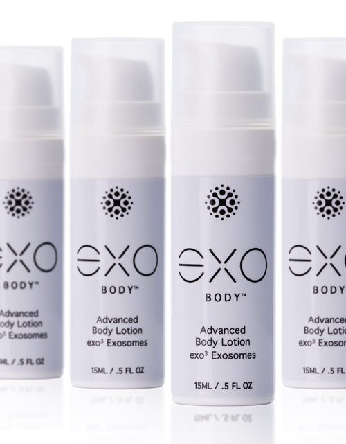 Load image into Gallery viewer, EXO BODY™ - Advanced Body Lotion - Travel Size, 4 bottles - 15ML / .5 fl oz (x4) by Exoceuticals
