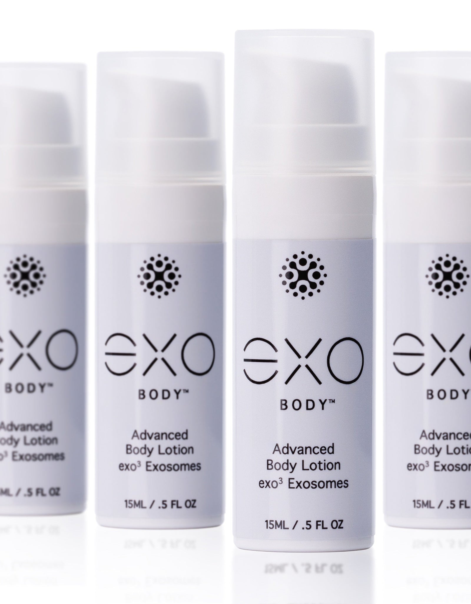 EXO BODY™ - Advanced Body Lotion - Travel Size, 4 bottles - 15ML / .5 fl oz (x4) by Exoceuticals