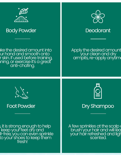 Load image into Gallery viewer, All-Natural Body Powder. Eco-Friendly. by BeNat
