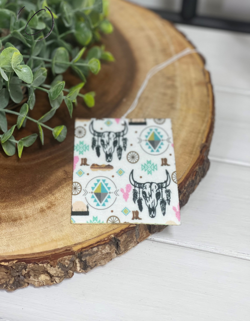 Load image into Gallery viewer, Boho Western Aztec Car Freshener by CMD Wholesale

