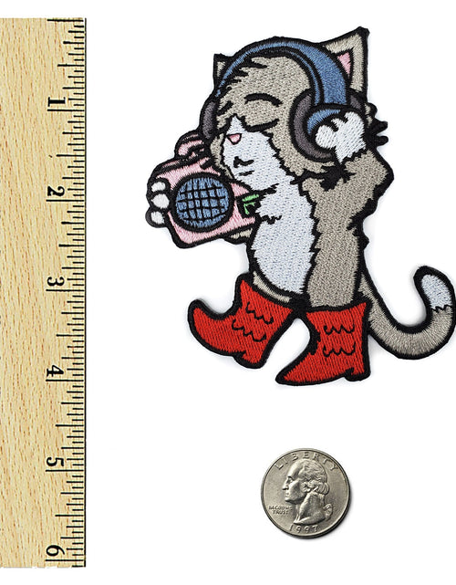 Load image into Gallery viewer, Boots and Cats Patch by Kolorspun
