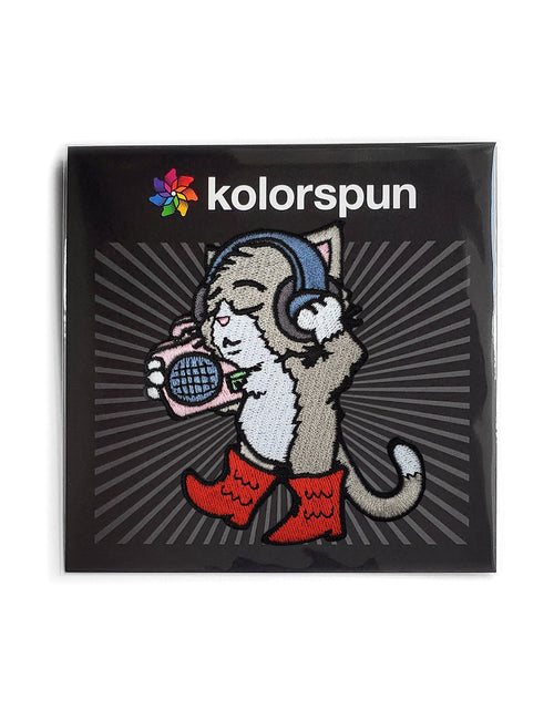 Load image into Gallery viewer, Boots and Cats Patch by Kolorspun
