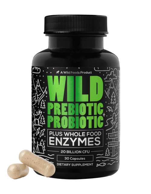 Load image into Gallery viewer, Wild Prebiotics Probiotics &amp; Digestive Enzymes - 20 Billion CFU by Wild Foods
