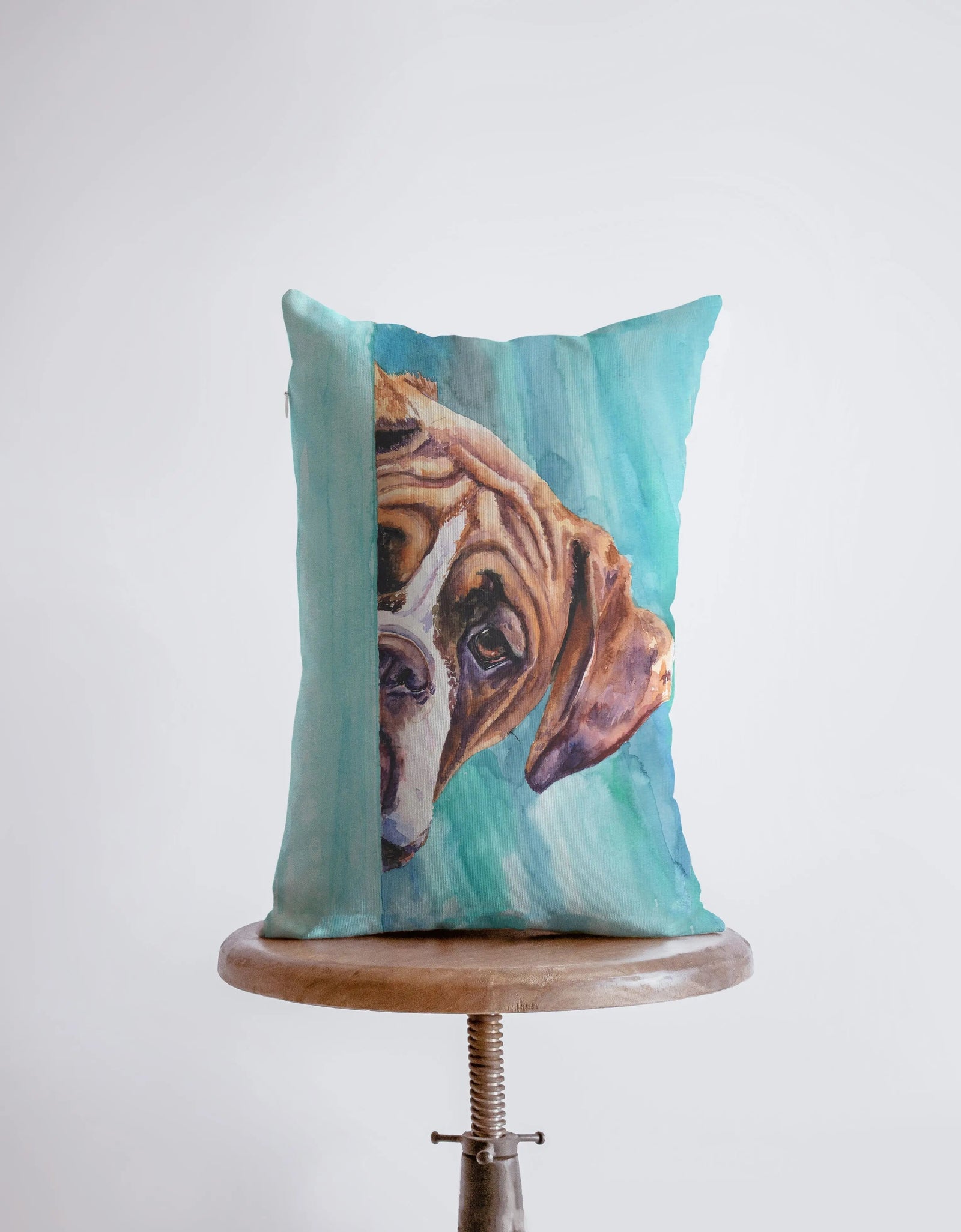 Boxer | Watercolor Boxer | 12x18 | Pillow Cover | Dogs | Home Decor | Custom Dog Pillow | Boxer | Dog Lover Gift | Dog Mom Gift | Pillows by UniikPillows