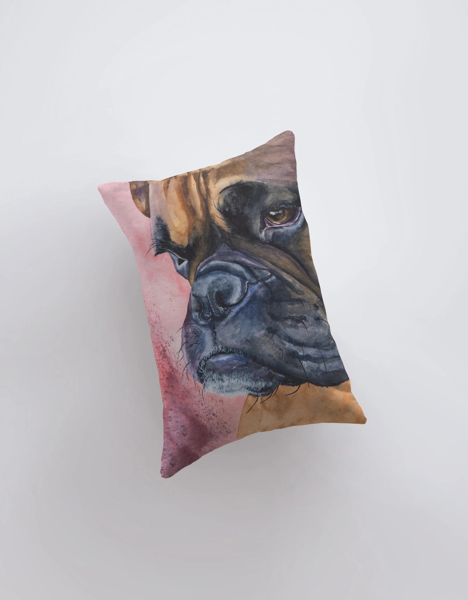 Boxer | Watercolor Tan Boxer | 12x18 | Pillow Cover | Dogs | Home Decor | Custom Dog Pillow | Boxer Mom | Dog Lover Gift | Dog Mom Gift by UniikPillows
