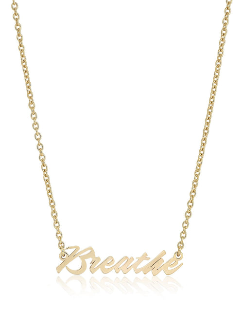 Load image into Gallery viewer, Breathe Necklace by eklexic jewelry

