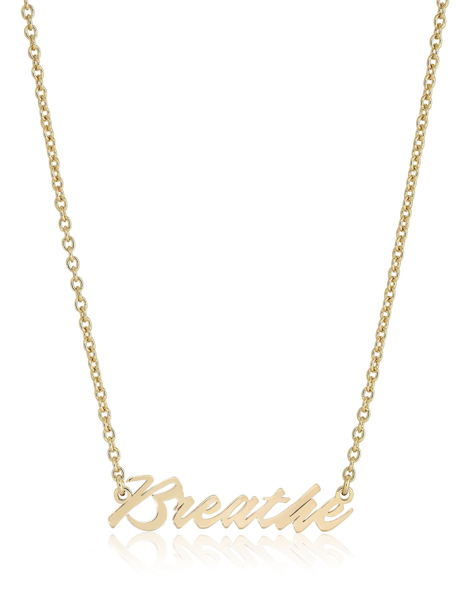 Breathe Necklace by eklexic jewelry