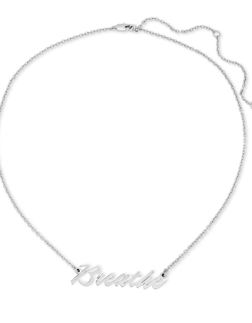 Load image into Gallery viewer, Breathe Necklace by eklexic jewelry
