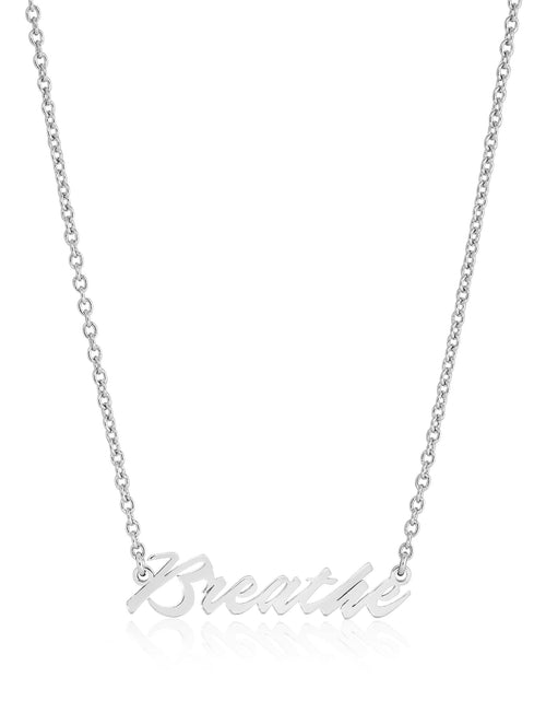 Load image into Gallery viewer, Breathe Necklace by eklexic jewelry
