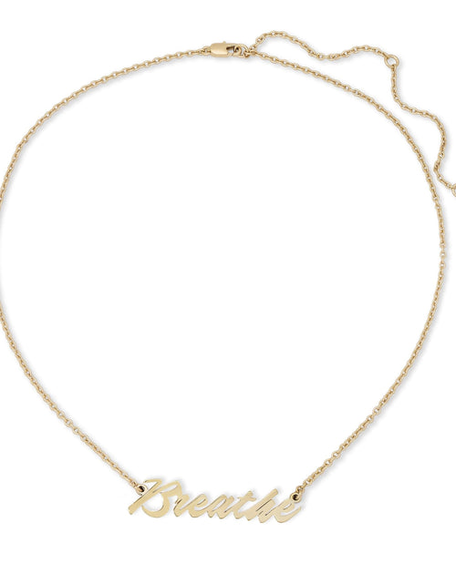 Load image into Gallery viewer, Breathe Necklace by eklexic jewelry

