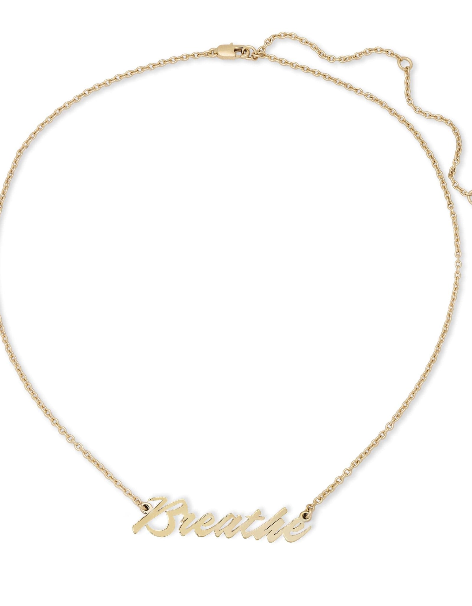 Breathe Necklace by eklexic jewelry