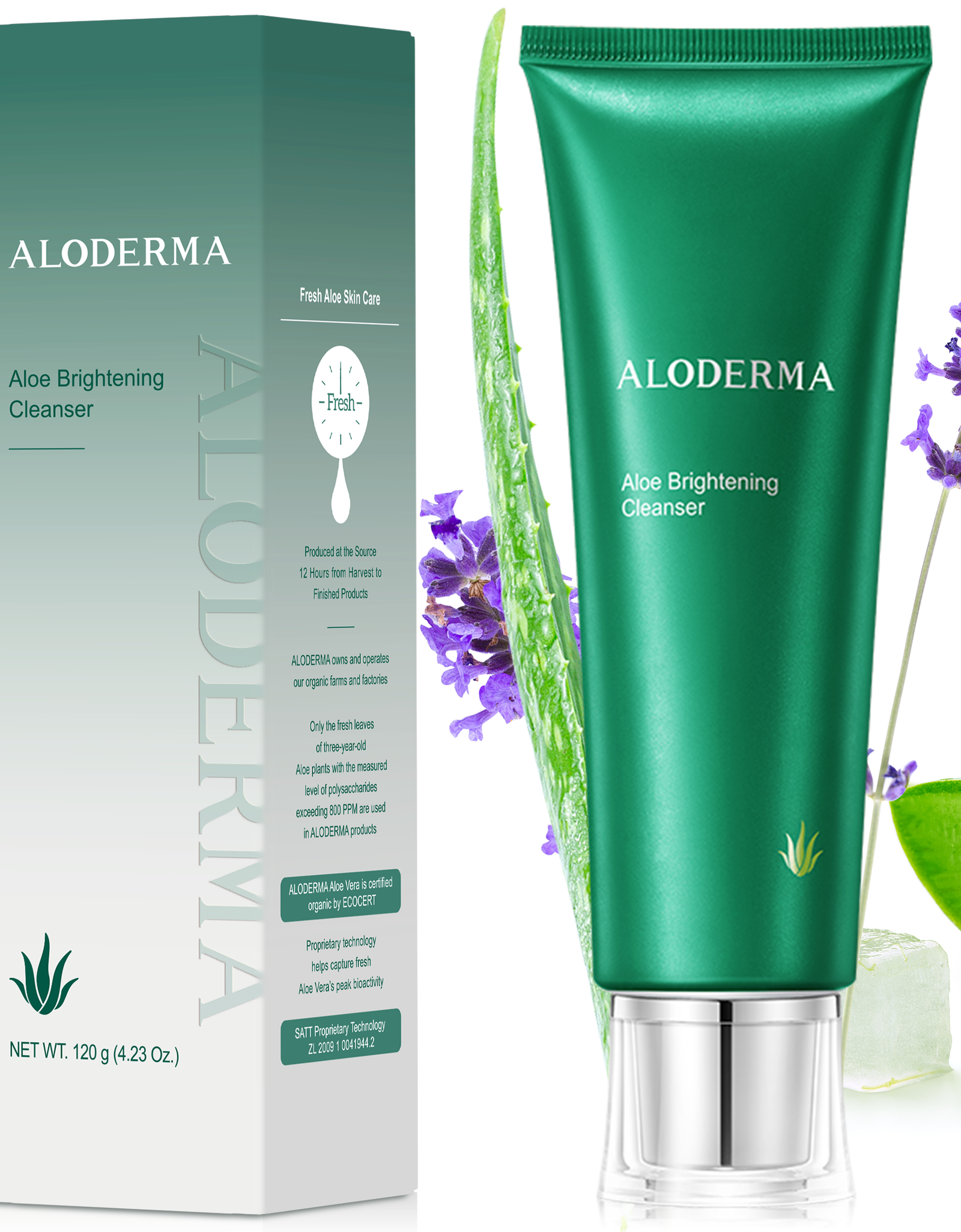 Aloe Brightening Facial Cleanser by ALODERMA